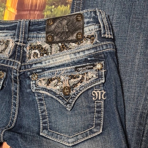 Miss Me Easy Boot Jeans Size 26 - Picture 5 of 6